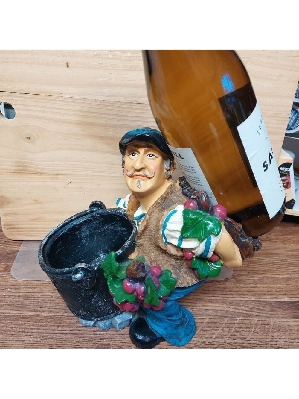 Vintage Grape Monger Bottle Holder